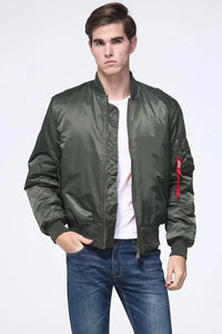 Chaqueta bomber premium unisex con cremallera - Alex