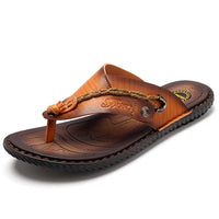 Stylish Leather Toe Sandals - Levi