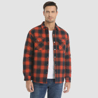 Men's plaid lumberjack jacket with warm lining – Magnus
