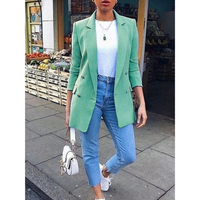 Stylish Mid-Length Women's Blazer – Ava