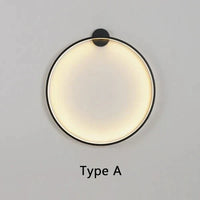 Minimalist Round Wall Light - Lars