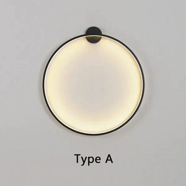 Minimalist Round Wall Light - Lars
