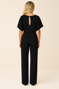 Minimalistischer Jumpsuit Mit Weitem Bein - Lavinia
