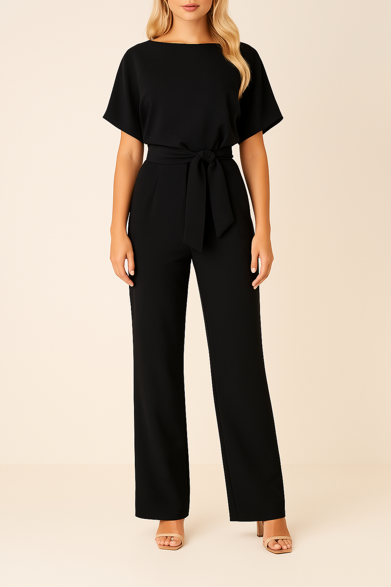 Minimalistischer Jumpsuit Mit Weitem Bein - Lavinia