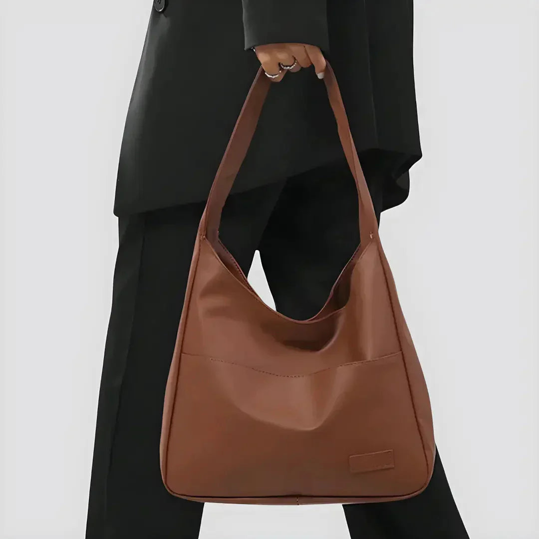 Bolso de hombro de cuero vegano para mujer - Noor