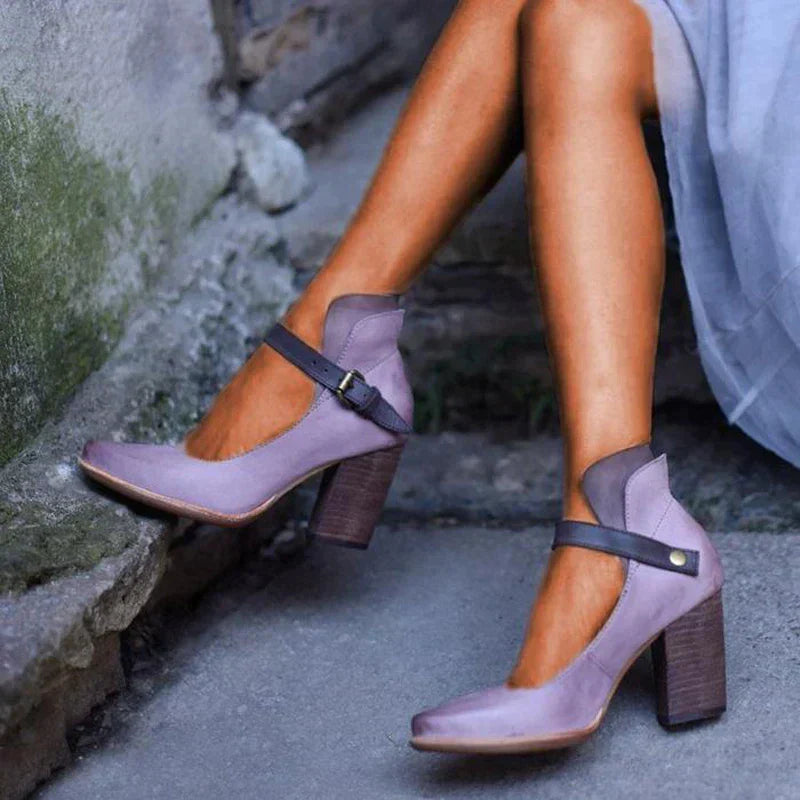 Stylish Mary Jane Pumps - Isabella