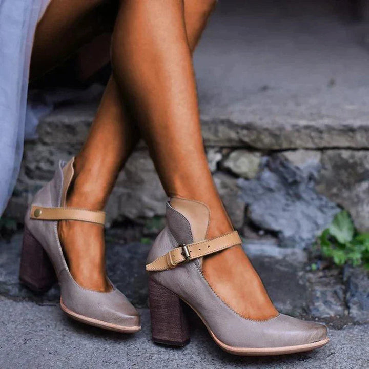 Stylish Mary Jane Pumps - Isabella