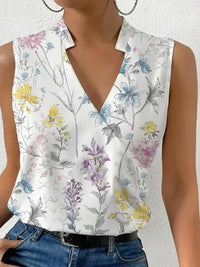 Stylish Women's Summer Blouse with Flowing Fit – Rania