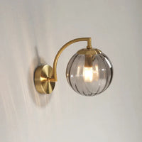 Luxe Modern Wall Light made of Glass – CrystalGlow