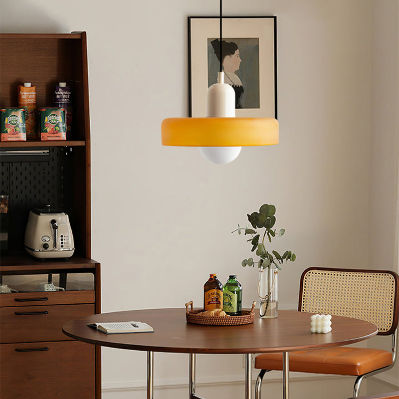 Lámpara colgante colorida estilo Bauhaus - StiloGlas
