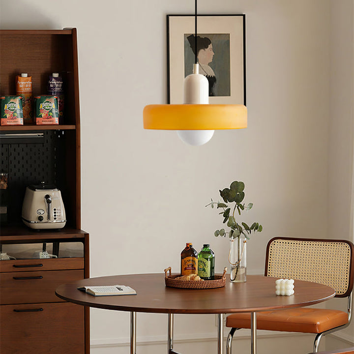 Lámpara colgante colorida estilo Bauhaus - StiloGlas