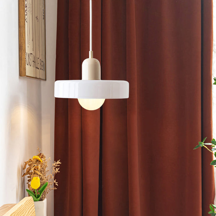 Lámpara colgante colorida estilo Bauhaus - StiloGlas