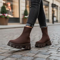 Moderne Plattform-Boots - Victoria