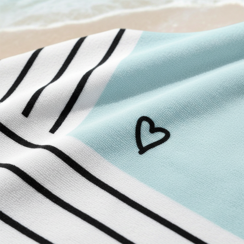 Modernes Badetuch - WaveDrape