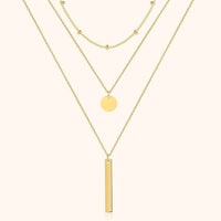 Layered Triple Necklace - Elise