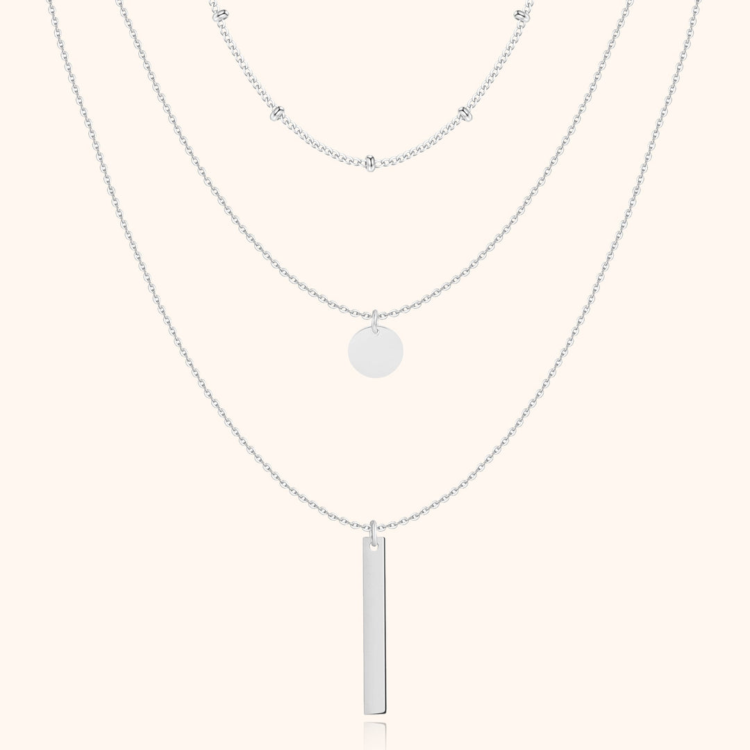 Layered Triple Necklace - Elise