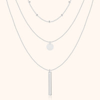 Layered Triple Necklace - Elise