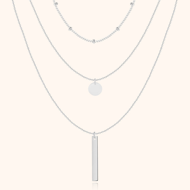 Layered Triple Necklace - Elise