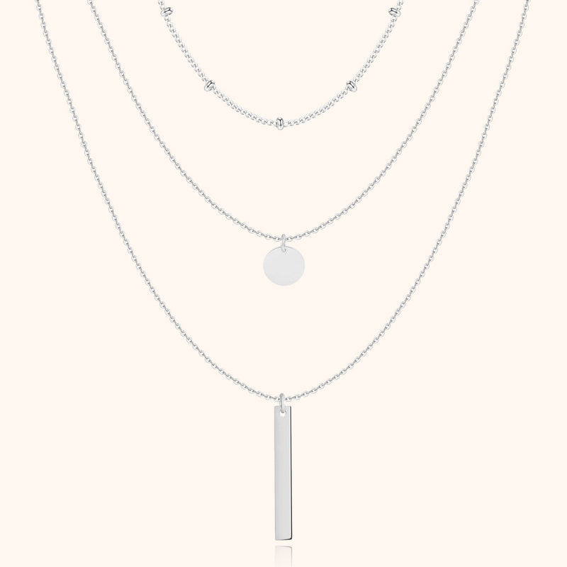 Layered Triple Necklace - Elise