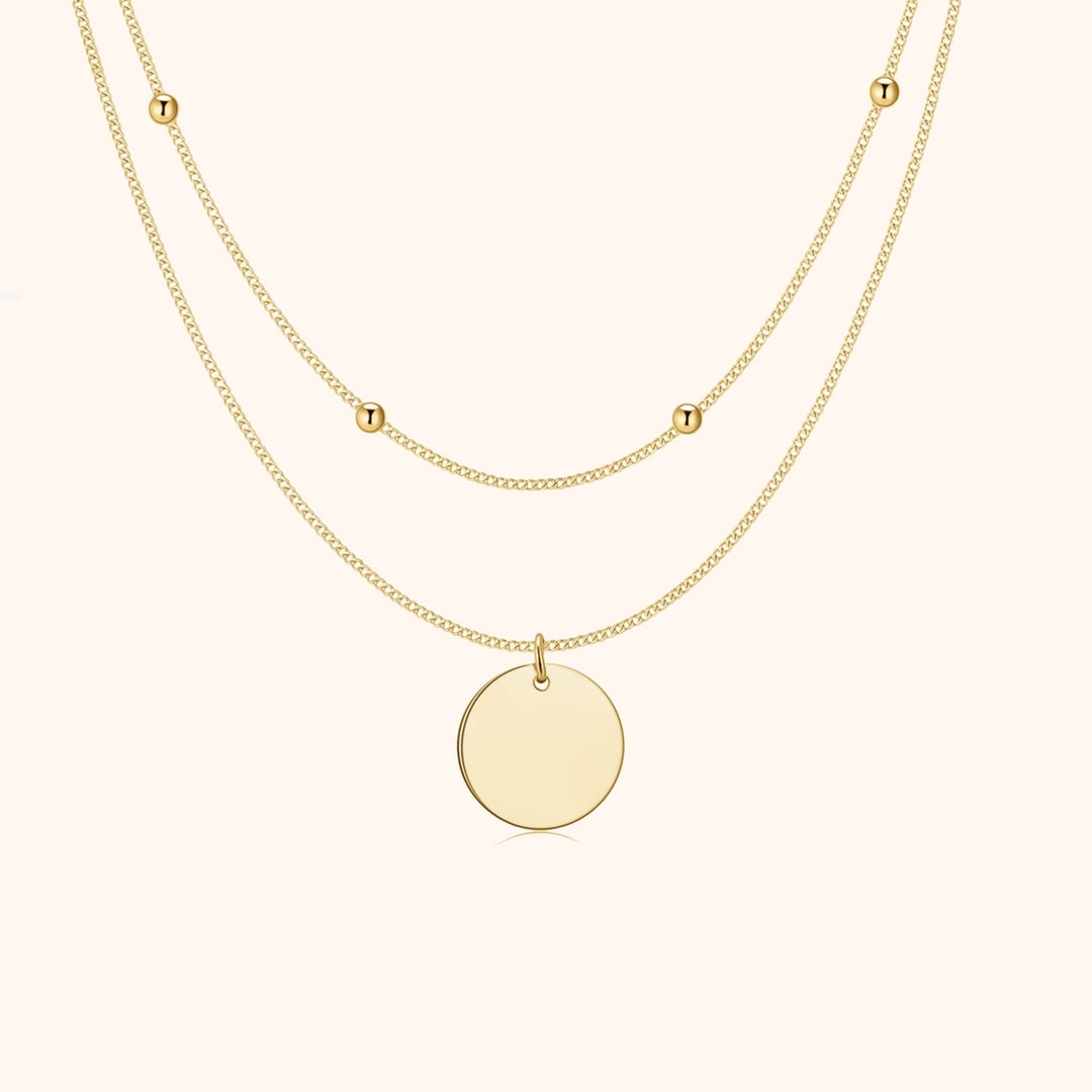 Double locket necklace - Amélie