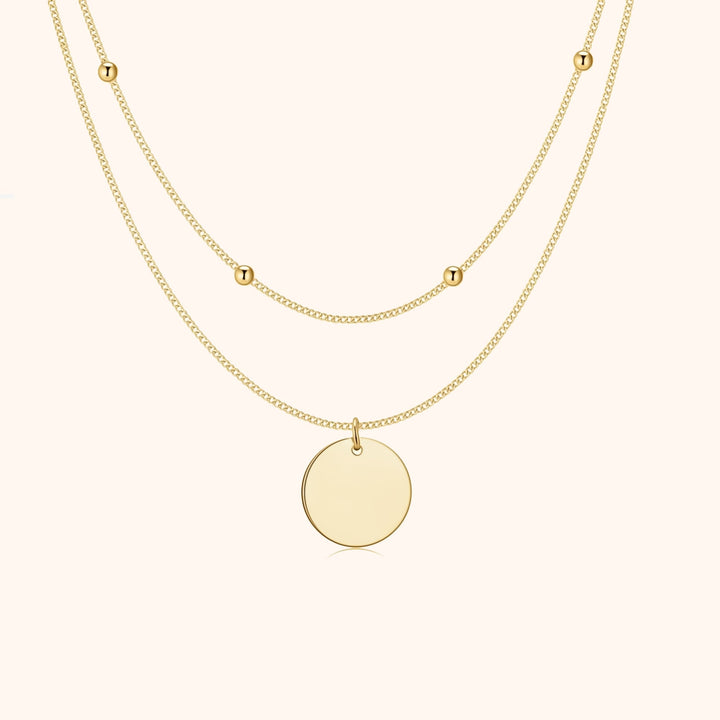 Double locket necklace - Amélie