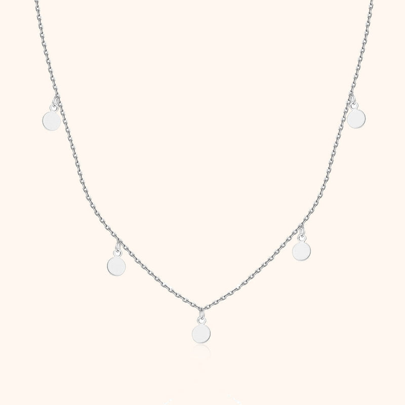 Necklace with small circles - Aylin