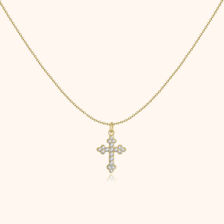 Stylish Cross Necklace – Clémence