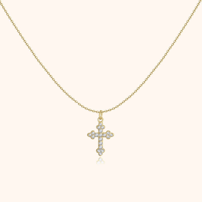 Stylish Cross Necklace – Clémence