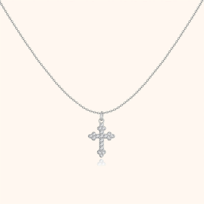 Stylish Cross Necklace – Clémence