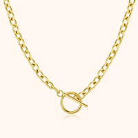 Subtle chain with geometric design – Noelia