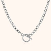 Subtle chain with geometric design – Noelia