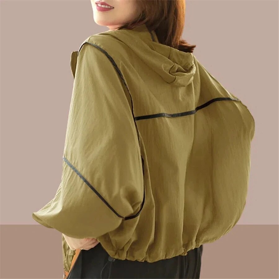 Airy Women's Summer Hoodie Jacket with Oversized Fit – Zoë
