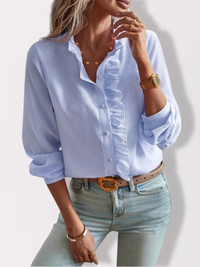Stilvolle Blaue Bluse - Celeste