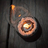 Klassisk olielampe med åben flamme - Lumora
