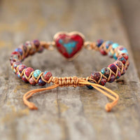 Liebesbånd Jaspis Armbånd - Amélie