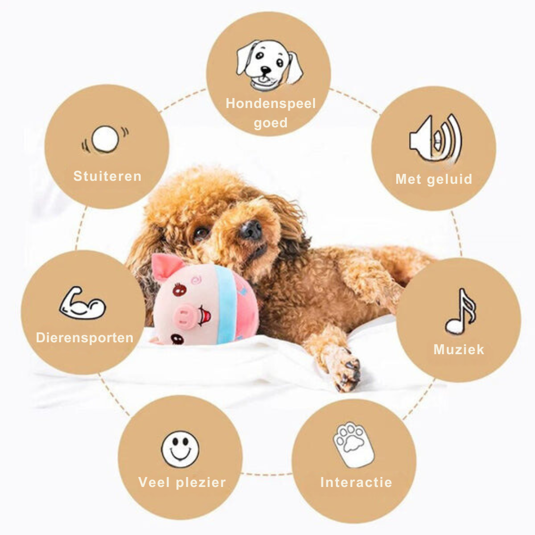 Active Moving Dog Toy - Rover