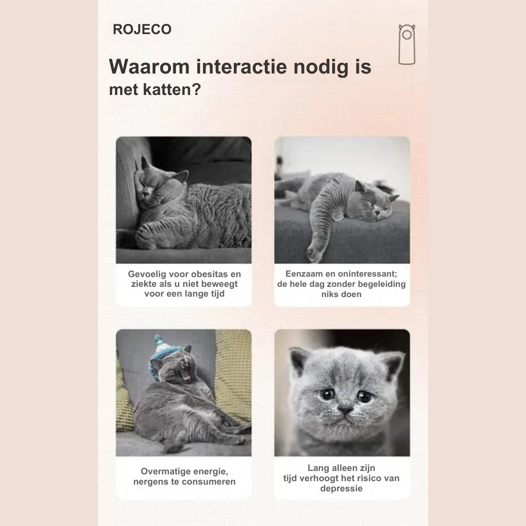 Interaktives Laser-Katzenspielzeug – LaserPaw