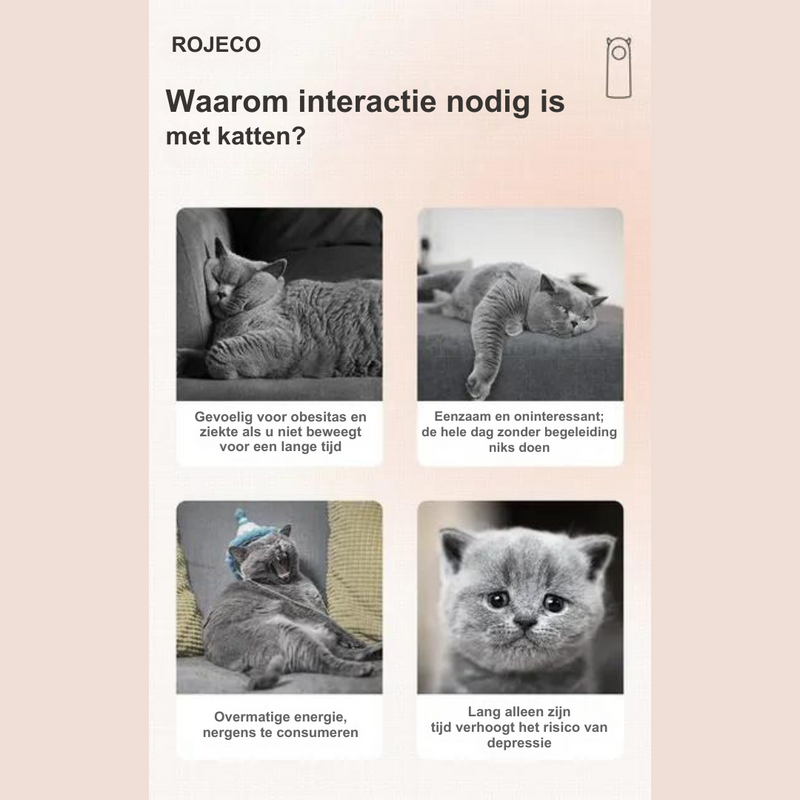 Interaktives Laser-Katzenspielzeug – LaserPaw