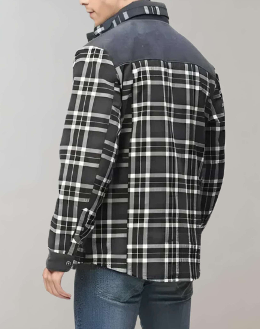 Padded Men's Flannel Jacket with Fleece – Flannel Style