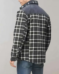 Padded Men's Flannel Jacket with Fleece – Flannel Style