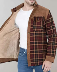 Padded Men's Flannel Jacket with Fleece – Flannel Style