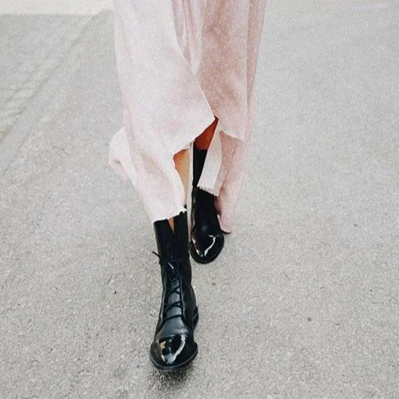 Women's leather ankle boots – Mirelle