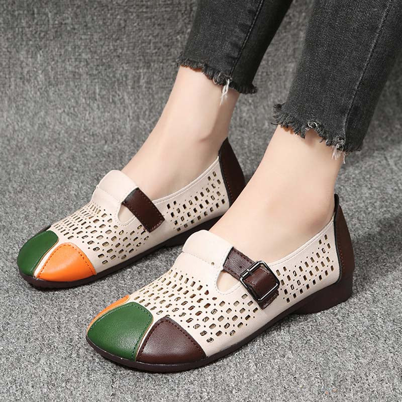 Airy Women's Sandals with Buckle – Zoë