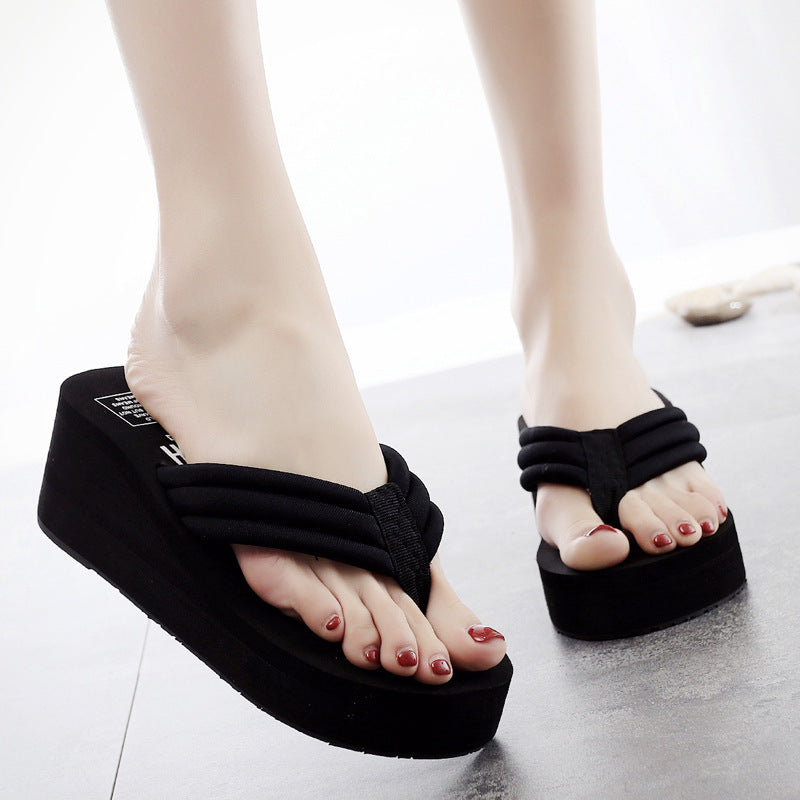 Orthopedic Black Comfort Slippers - Sophia