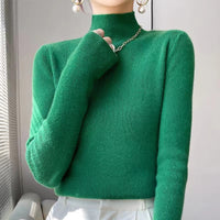 Jersey de punto para mujer con cuello semi alto - Sophie