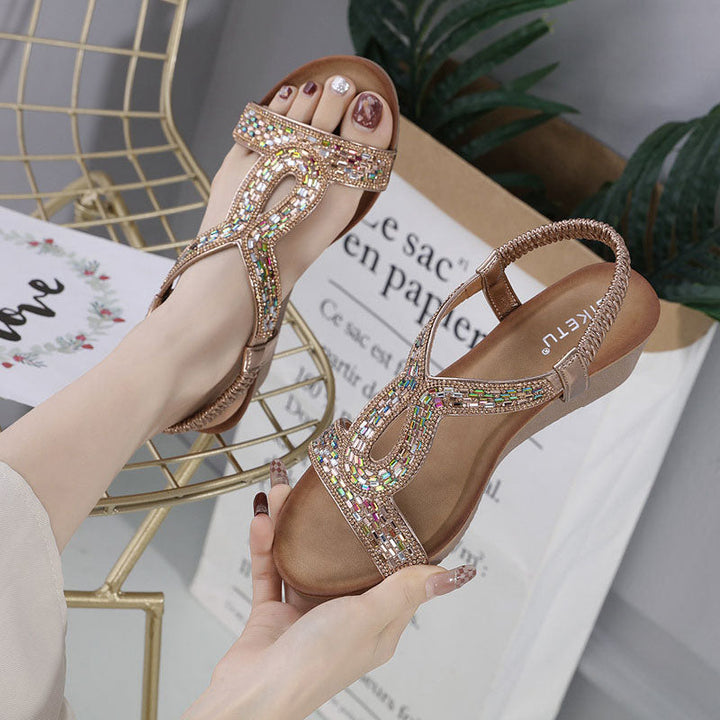 Luxury Women's Wedge Heel Sandals – Celeste