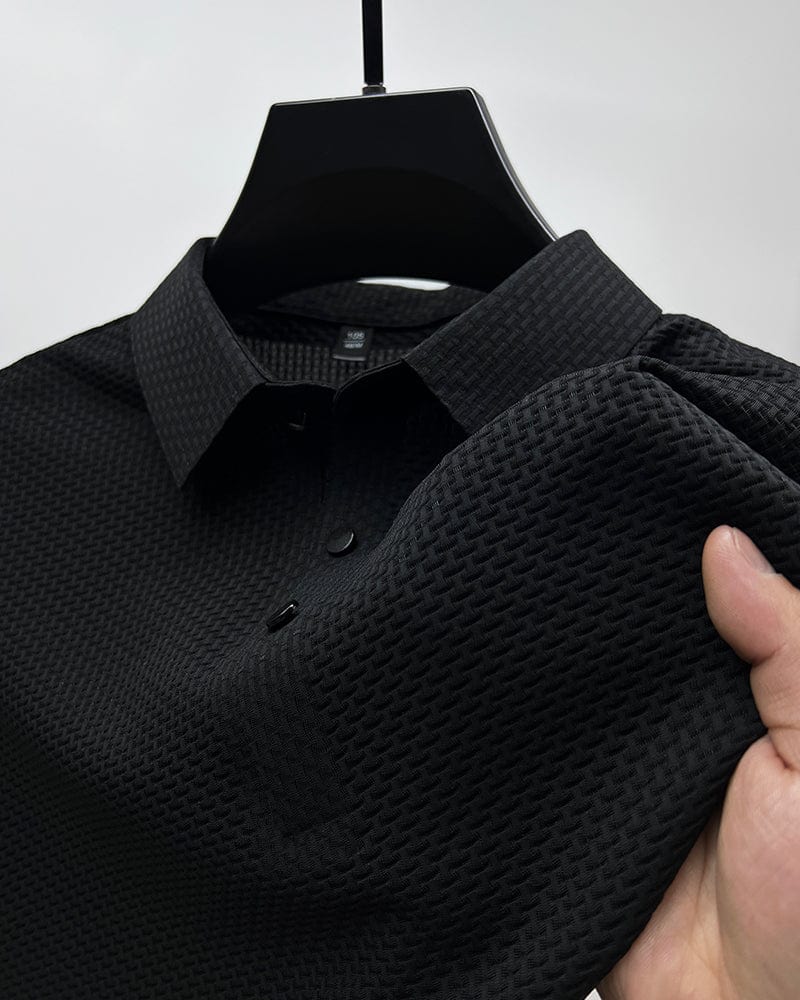 Atmungsaktives Herren Poloshirt mit Mesh-Details & Slim Fit – Milan