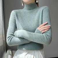 Jersey de punto para mujer con cuello semi alto - Sophie