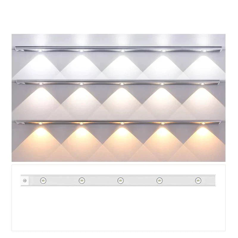 Luz LED inalámbrica lujosa para armarios - LumiLux