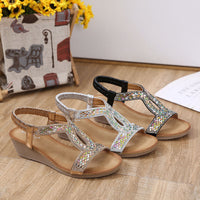 Luxury Women's Wedge Heel Sandals – Celeste